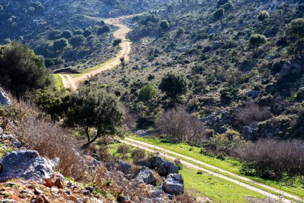 Επαρχιακός δρόμος κάπου στην Κρήτη